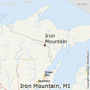 Iron Mountain Michigan Map - Shari Demetria