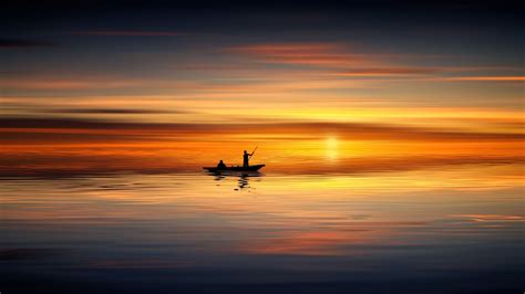 Boat At Sunset Wallpapers - Wallpaper Cave