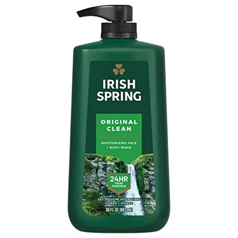 Irish Spring Original Clean Body Wash for Men, 30 Fl Oz - HolidayNomad.com