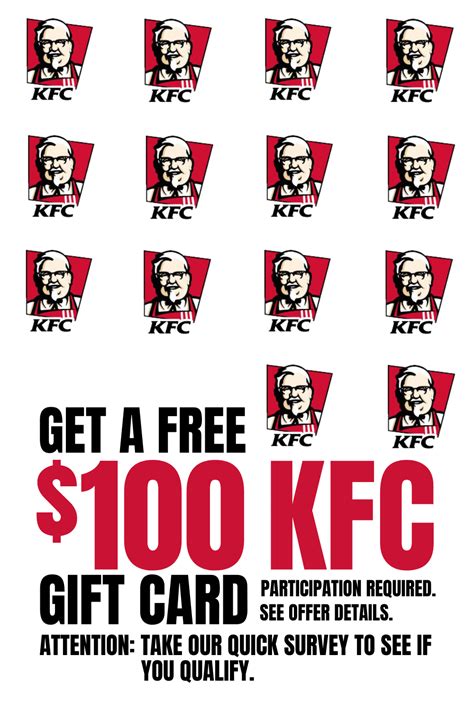 Right now you can redeem a $100 KFC gift card and let the Colonel do ...