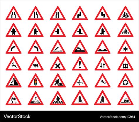 Road Traffic Signs Symbols