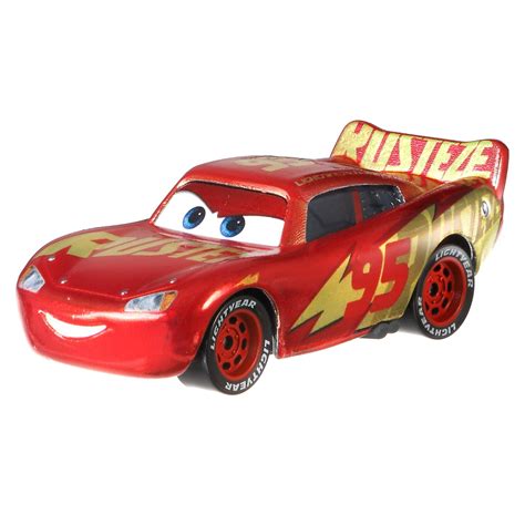 Disney Pixar Cars Rust-Eze Racing Center Lightning McQueen Car Play ...