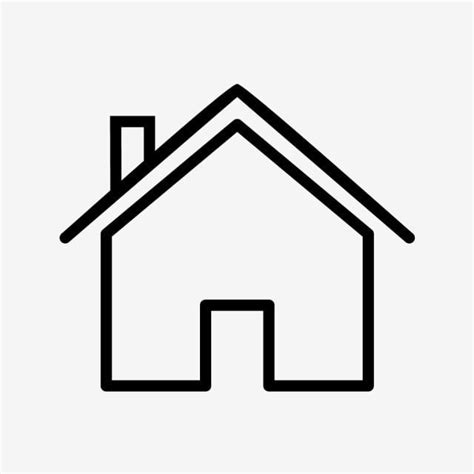 Vector House Icon for Web and App Design