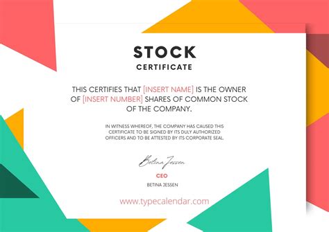 A Wise Choice EDITABLE Stock Certificate Template Printable Certificate ...