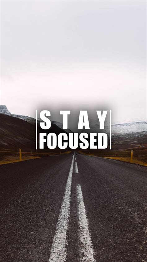 Focus Motivational Quotes Desktop Wallpaper