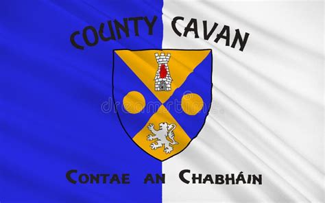 Flag of County Cavan is a County in Ireland Stock Illustration ...