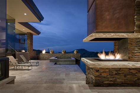 Modern Outdoor Gas Fireplace Designs | FIREPLACE DESIGN IDEAS