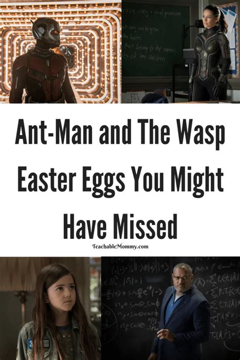 Ant-Man and The Wasp Easter Eggs You Might Have Missed! - With Ashley ...