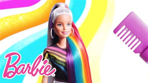 @Barbie | Rainbow Sparkle Hair - YouTube