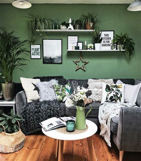 Grey And Green Living Room Decor at Decor