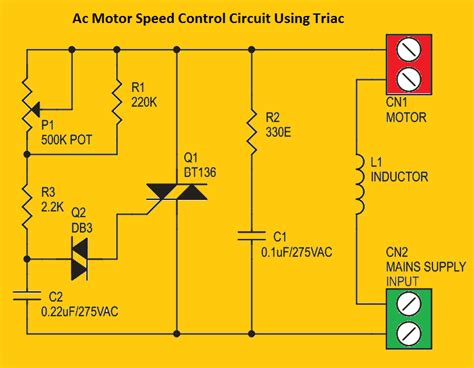 Ac Motor Speed Control Circuit - Hobby circuits Soldering Mind