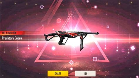 Predatory Cobra MP40 Weapon Skin in Free Fire: Details