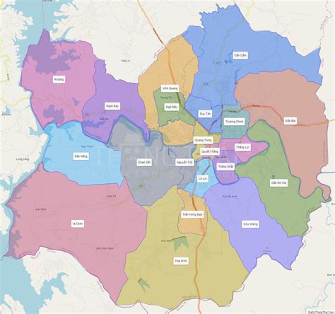 Map of Kon Tum city - Kon Tum