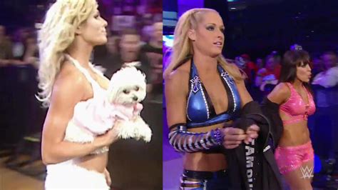 Torrie Wilson and LayCool use the same entrance theme