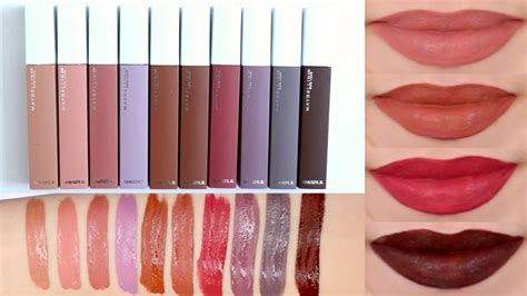 Maybelline Super Stay Matte Ink Unnudes Liquid Lipsticks || Review ...