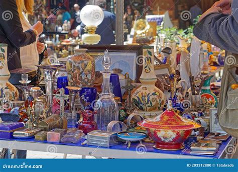 Antique market Athens editorial image. Image of stall - 203312800