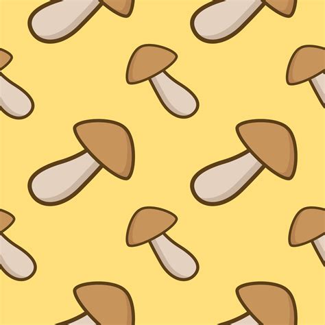 mushroom seamless pattern flat design vector illustration 17748018 ...