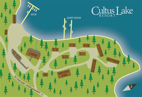 Cultus Lake Map