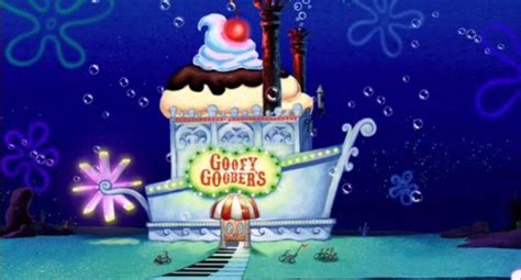 Goofy Goober's Ice Cream Party Boat!!! | Spongebob background, Bikini ...