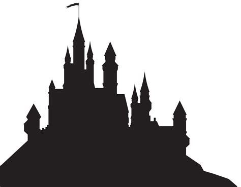 Hogwarts Castle Silhouette at ... | Castle silhouette, Harry potter ...