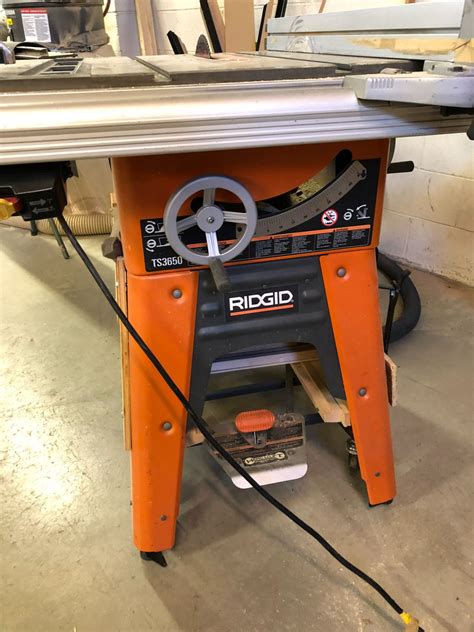 Ridgid 10" Table saw - model TS3650