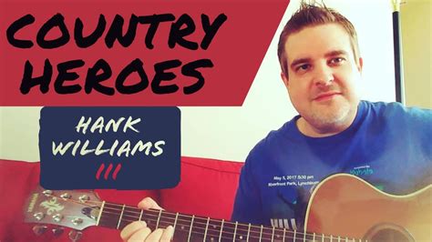 COUNTRY HEROES - HANK WILLIAMS III - cover - video - YouTube