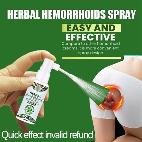 EELHOE 30ml Hemorrhoid Treatment Spray Natural Herbal Essence No ...