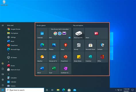 Windows 10: Customizing the Start Menu