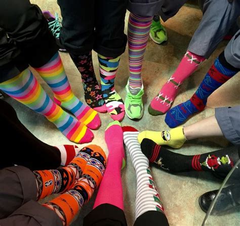 Colorful and Fun Crazy Sock Day!