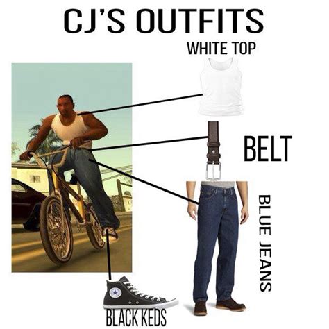 CJ, GTA San Andreas #cj #outfits #gta | Стиль, Мужской стиль, Обои