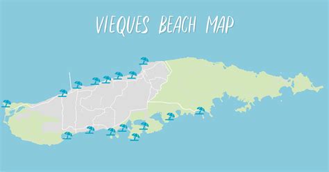 Vieques Beach Map + Directory – Knee Deep In It