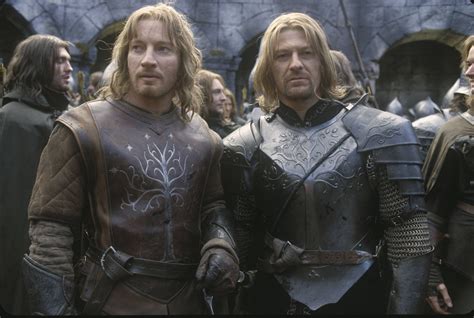 Sean Bean & David Wenham on the set of lord of the rings (xpost - r ...