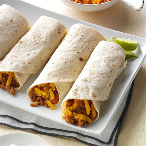 Brief Burritos Recipe | Taste of Home