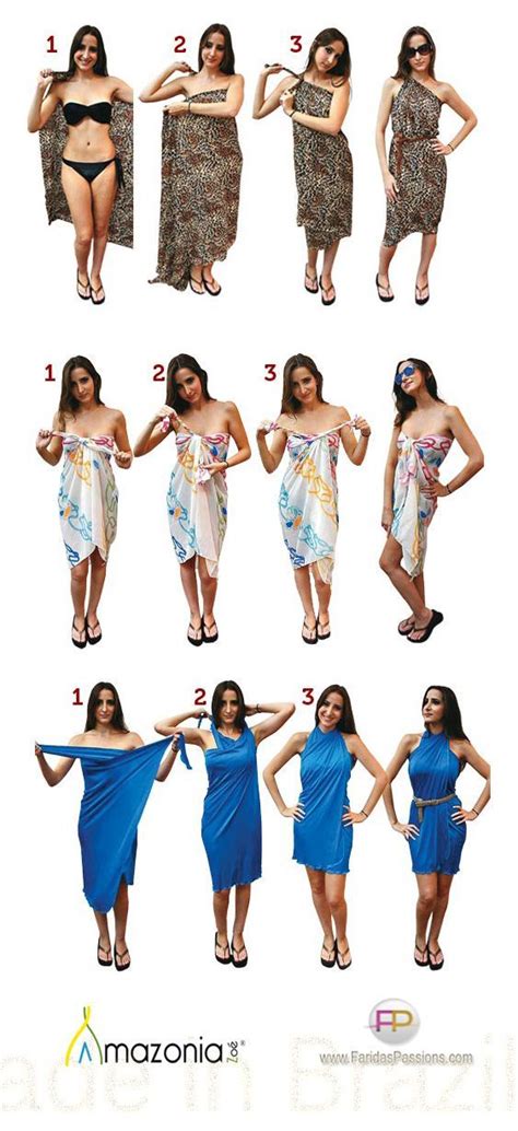 #BeachSarong how to tie a sarong skirt how to wear sarong female how to ...