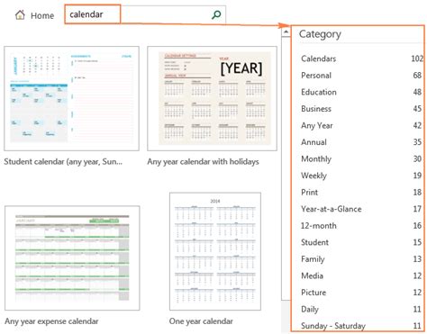 Microsoft Office 2003 Excel Templates