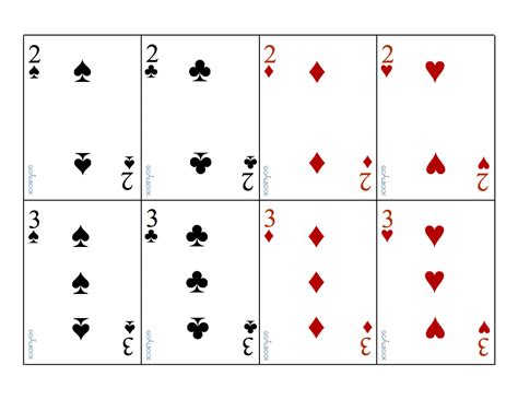 Playing Card Template Free