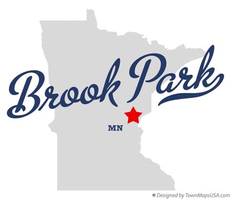 Map of Brook Park, MN, Minnesota