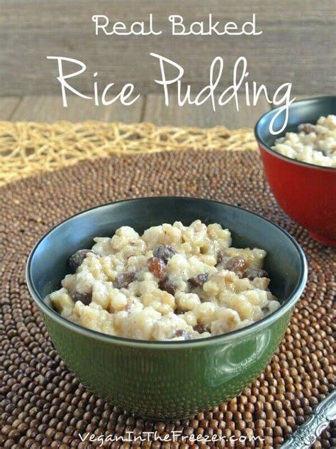 arborio rice pudding baked