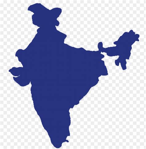 india map outline PNG image with transparent background | TOPpng