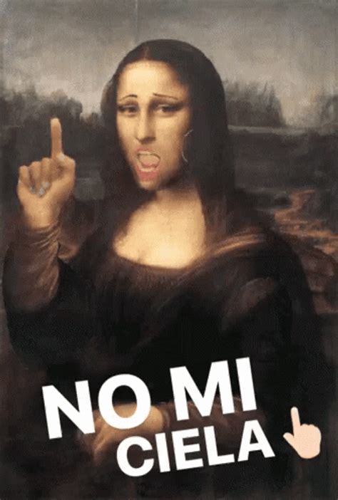 No Meme Funny Mona Lisa GIF | GIFDB.com