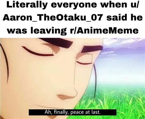 Good riddance : r/AnimeMeme