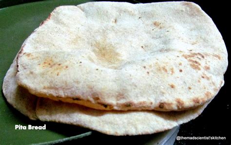 Pita bread on the Stove Top | The Mad Scientists Kitchen