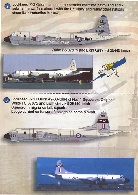 Print Scale Decals 1/72 LOCKHEED P-3 ORION Anti Submarine Aircraft | eBay