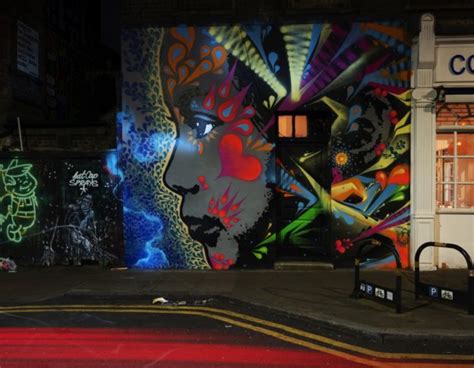 Night Street Art Photography | Shoreditch Street Art Tours London ...