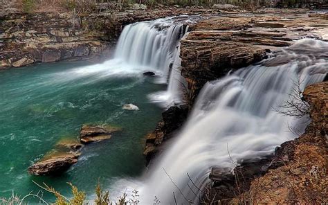 Waterfall Little River Falls Little River Canyon National Preserve ...