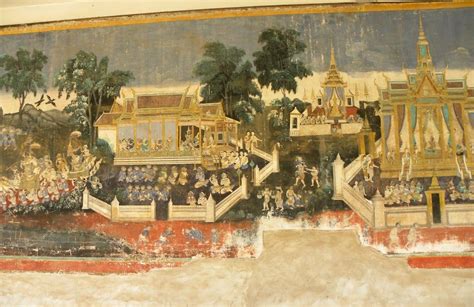 inside the Royal Palace - Phnom Penh, Cambodia | Painting, Wall ...