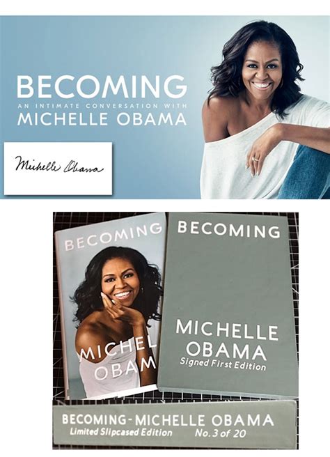 Michelle Obama "Becoming" Signed First Edition, First Printing [Very Fine]