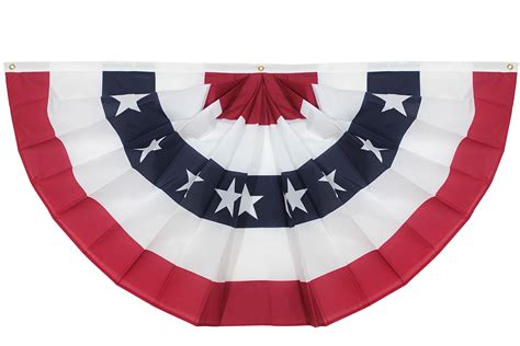 Large Pleated Fan Bunting - US Flag Maker