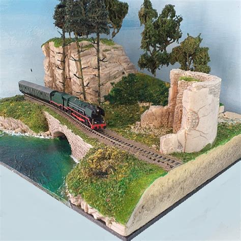 Model Train Layout Diorama in N Scale 1/160 - Etsy