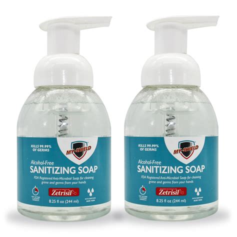 My-shield Sanitizing Soap w/Zetrisil – 8.25 oz (2 Pack) | ESC Brands, LLC